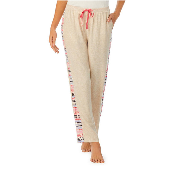 2 Pack Cuddl Duds Lounge Sleep Pants Pink Fair Isle Hearts Aztec Sweater Knit L - Picture 4 of 16